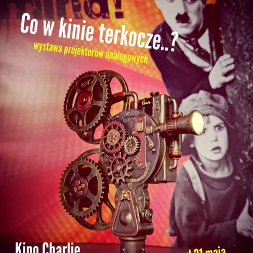 Technika kinowa na wystawie w Kinie Charlie